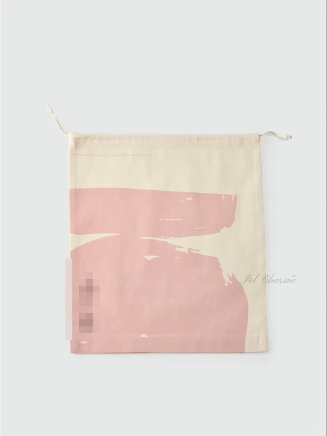 Pochon en coton, sérigraphie grand format