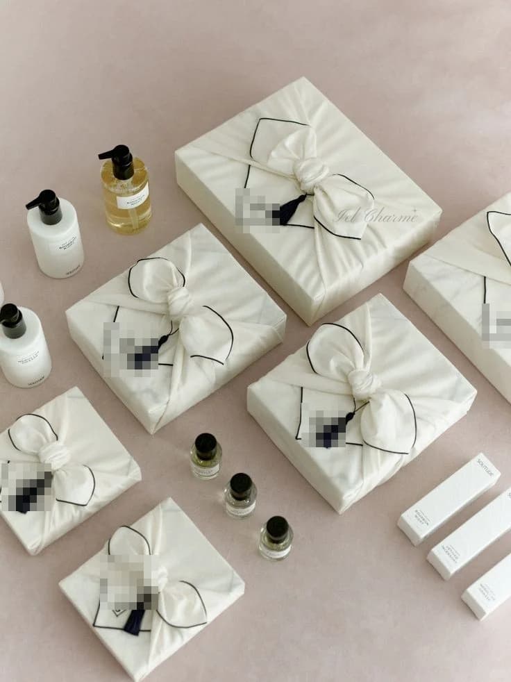 Emballage furoshiki en coton