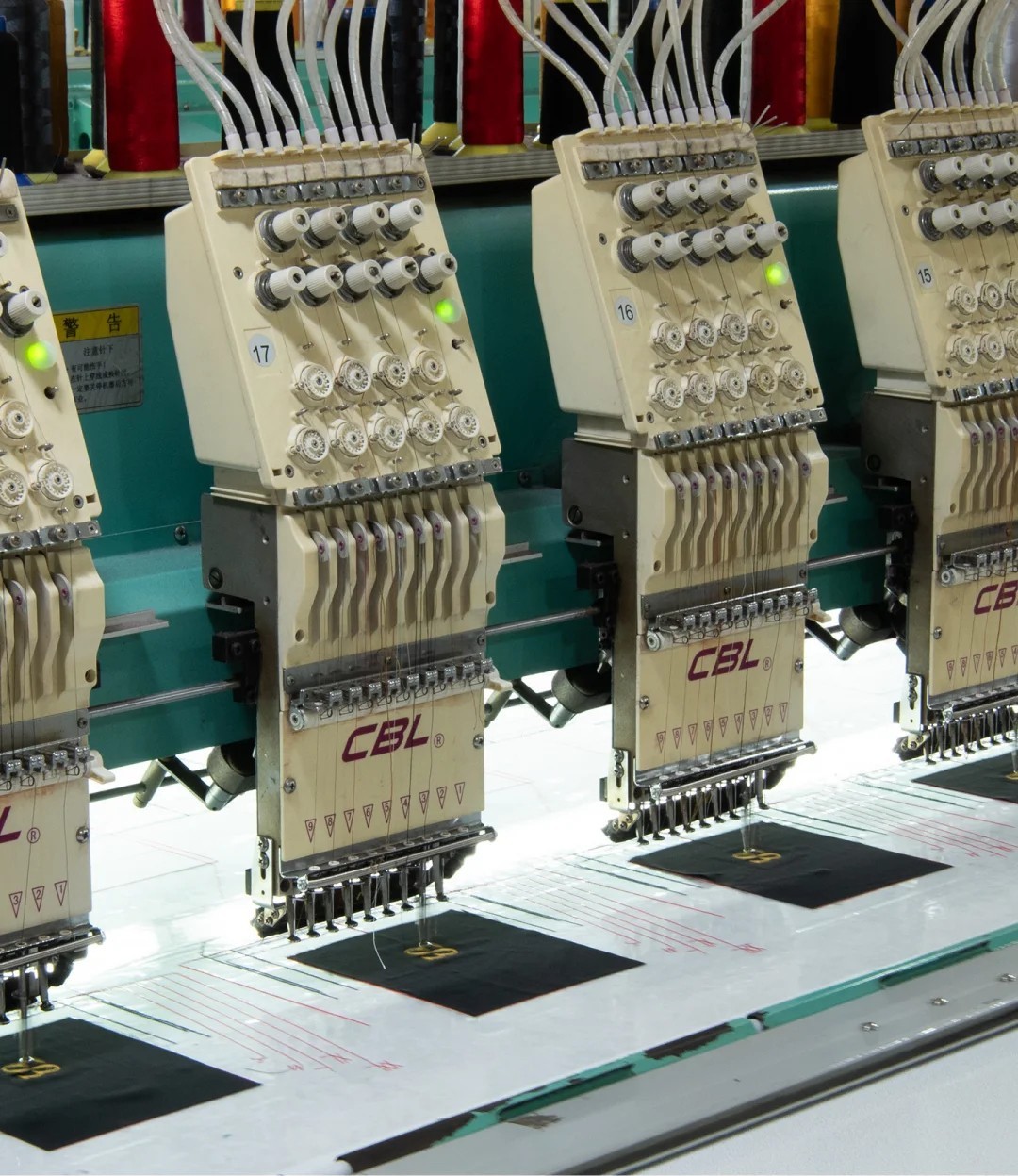 Broderie à l'atelier